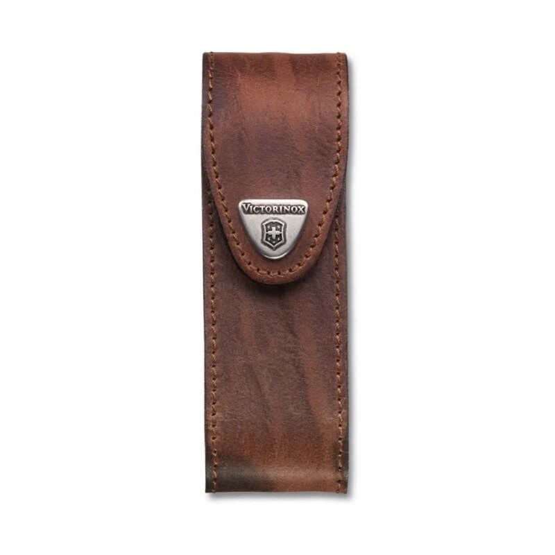 Victorinox - Кожена калъфка за джобен нож 11,1 см кафяв