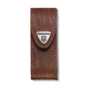 Victorinox - Кожена калъфка за джобен нож 9,1 см кафяв