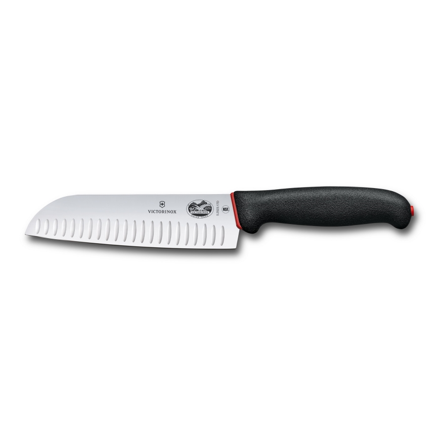 Victorinox - Кухненски нож Santoku DUAL GRIP 17 см черен