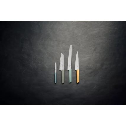 Victorinox - Кухненски нож Santoku SWISS MODERN 17 cm зелен