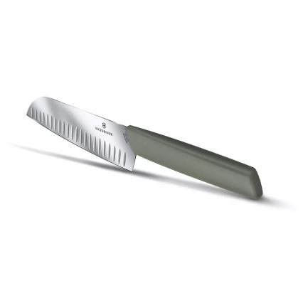 Victorinox - Кухненски нож Santoku SWISS MODERN 17 cm зелен