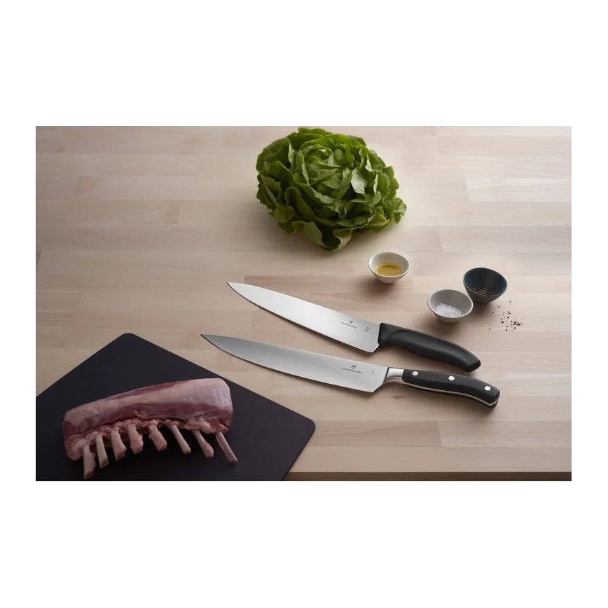 Victorinox - кухненски шеф-нож GRAND MAITRE 25 см черен