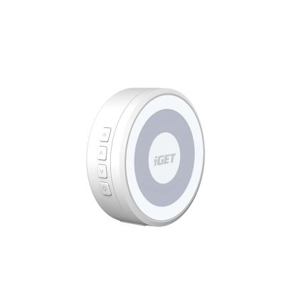Видео звънец за врата със сензор за движение Full HD 1080p IP65 Wi-Fi бял + високоговорител