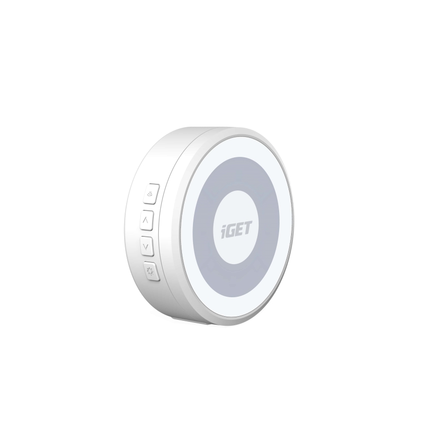Видео звънец за врата със сензор за движение Full HD 1080p IP65 Wi-Fi бял + високоговорител