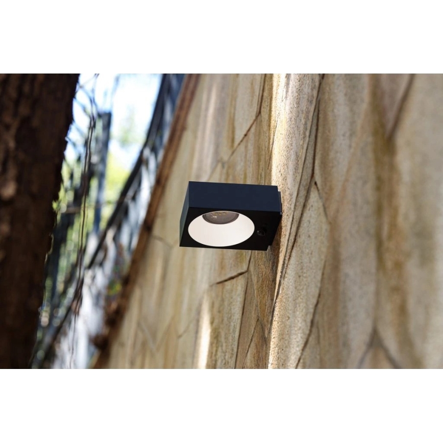 Viking - димируемо LED соларно стенно осветително тяло със сензор LED/2W/3,7V IP65 4000K 2000 mAh