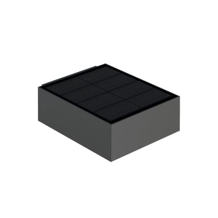 Viking - димируемо LED соларно стенно осветително тяло със сензор LED/2W/3,7V IP65 4000K 2000 mAh