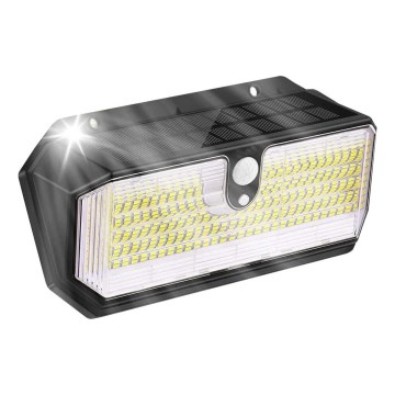 Viking - LED соларен стенен осветител със сензор LED/2W/3,7V IP65 6000K 2200 mAh