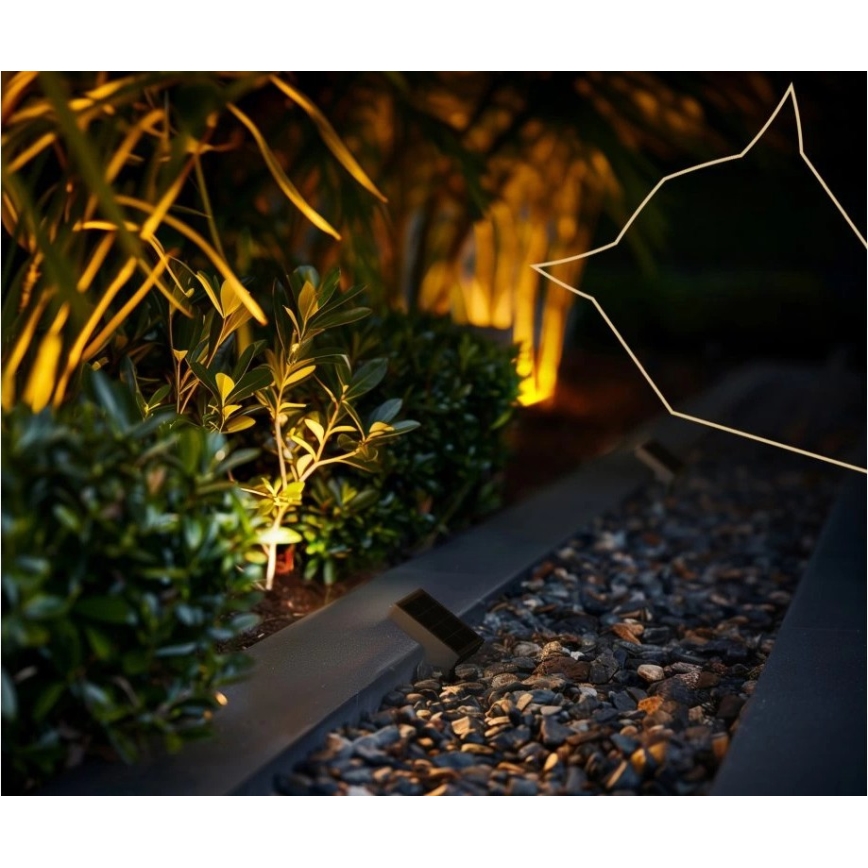 Viking - LED соларна лампа LED/1,4W/3,7V IP65 3000K