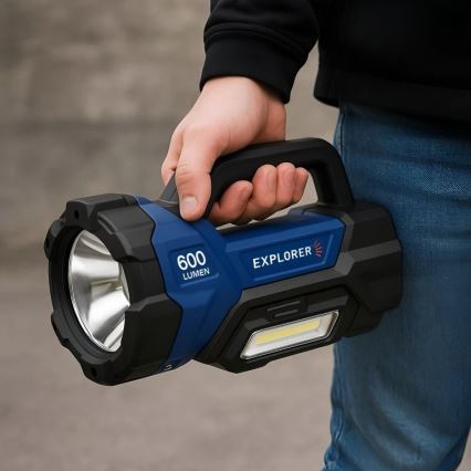 Viking - Презареждаем LED фенер с регулируема яркост LED/5V IPX4 1000 lm 8000 mAh