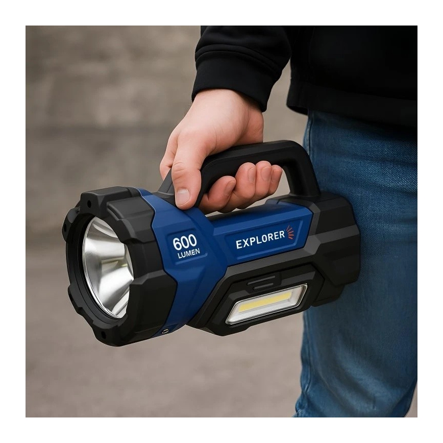 Viking - Презареждаем LED фенер с регулируема яркост LED/5V IPX4 1000 lm 8000 mAh