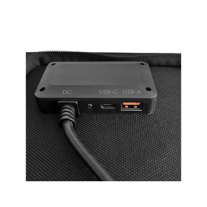 Viking - Соларен панел USB Power Delivery 60W/20V IPX4 черен