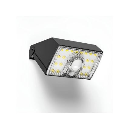 Viking - соларно LED стенено осветително тяло със сензор LED/3,7V IP54 3000/4000K 2000 mAh