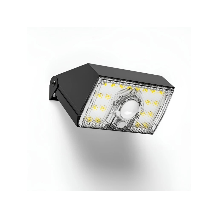 Viking - соларно LED стенено осветително тяло със сензор LED/3,7V IP54 3000/4000K 2000 mAh