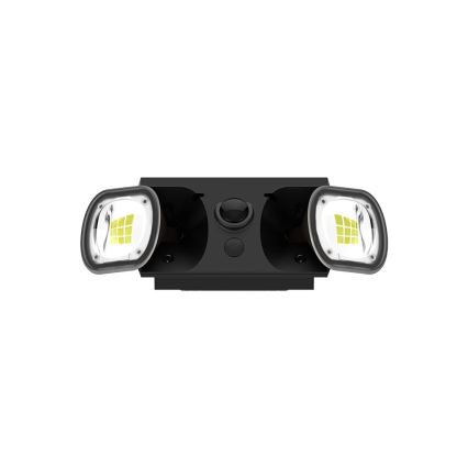 Viking - LED димируема соларна стенна лампа със сензор LED/1,3W/3,7V IP44 4000K 2000 mAh