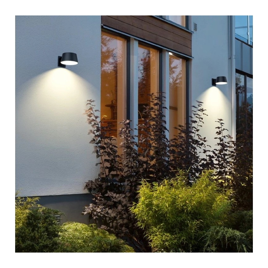 Viking - LED димируемо соларно стенално осветително тяло със сензор LED/1W/3,7V IP44 4000K 2000 mAh
