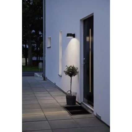 Viking - LED димируемо соларно стенално осветително тяло със сензор LED/1W/3,7V IP44 4000K 2000 mAh