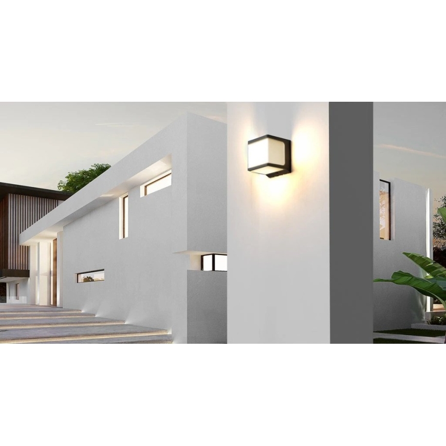 Viking - LED соларна стенна лампа със сензор LED/1,5W/3,7V IP54 4000K 2000 mAh