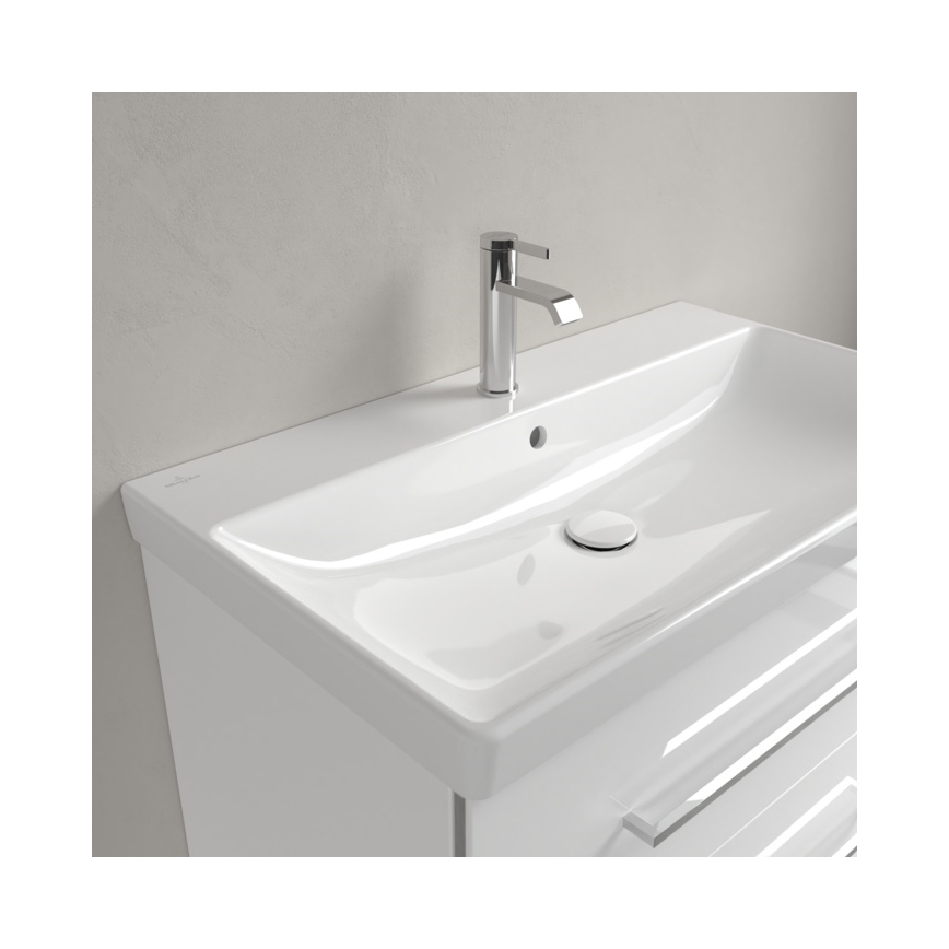 Villeroy & Boch 41568001 - Стенна мивка AVENTO 80x47 см керамика/бяла