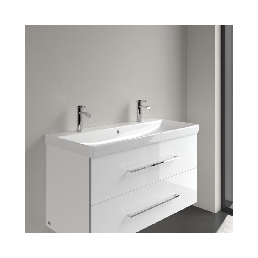 Villeroy & Boch 4156A401 - Стенен умивалник AVENTO 100x47 cm керамика/бял