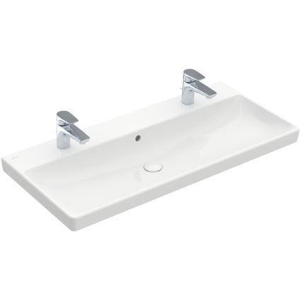 Villeroy & Boch 4156A401 - Стенен умивалник AVENTO 100x47 cm керамика/бял