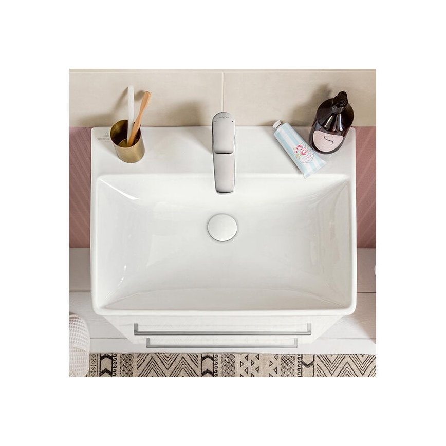 Villeroy & Boch 415860R1 - Конзолен умивалник AVENTO 60x47 см керамичен/бял