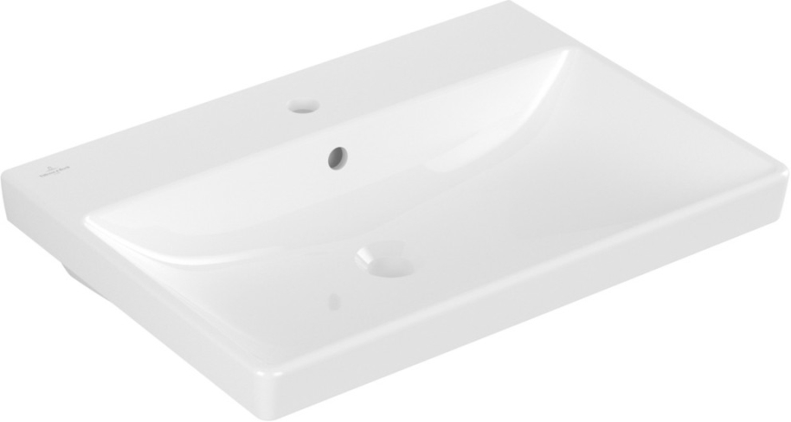 Villeroy & Boch 41586501 - Вграден умивалник AVENTO 65x47 см керамика/бял