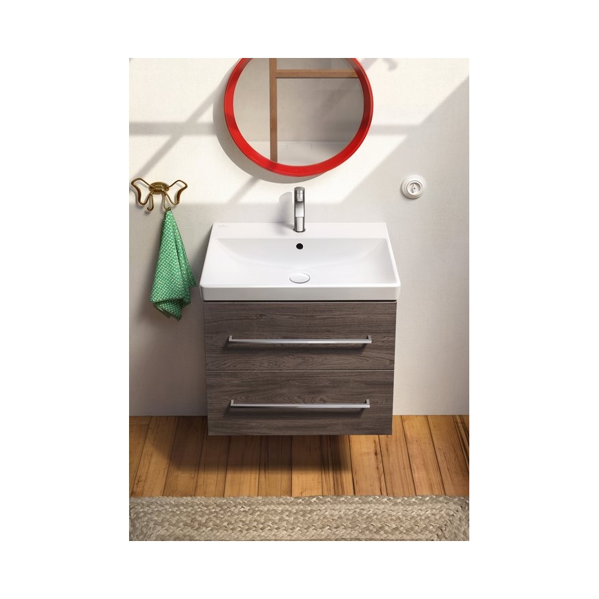 Villeroy & Boch 41586501 - Вграден умивалник AVENTO 65x47 см керамика/бял