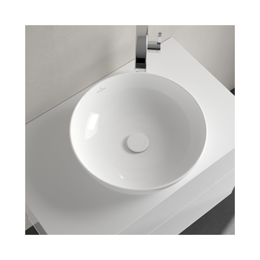 Villeroy & Boch 417943R1 - Мивка ARTIS за монтаж върху плот Ø 43 см, керамика/бяла
