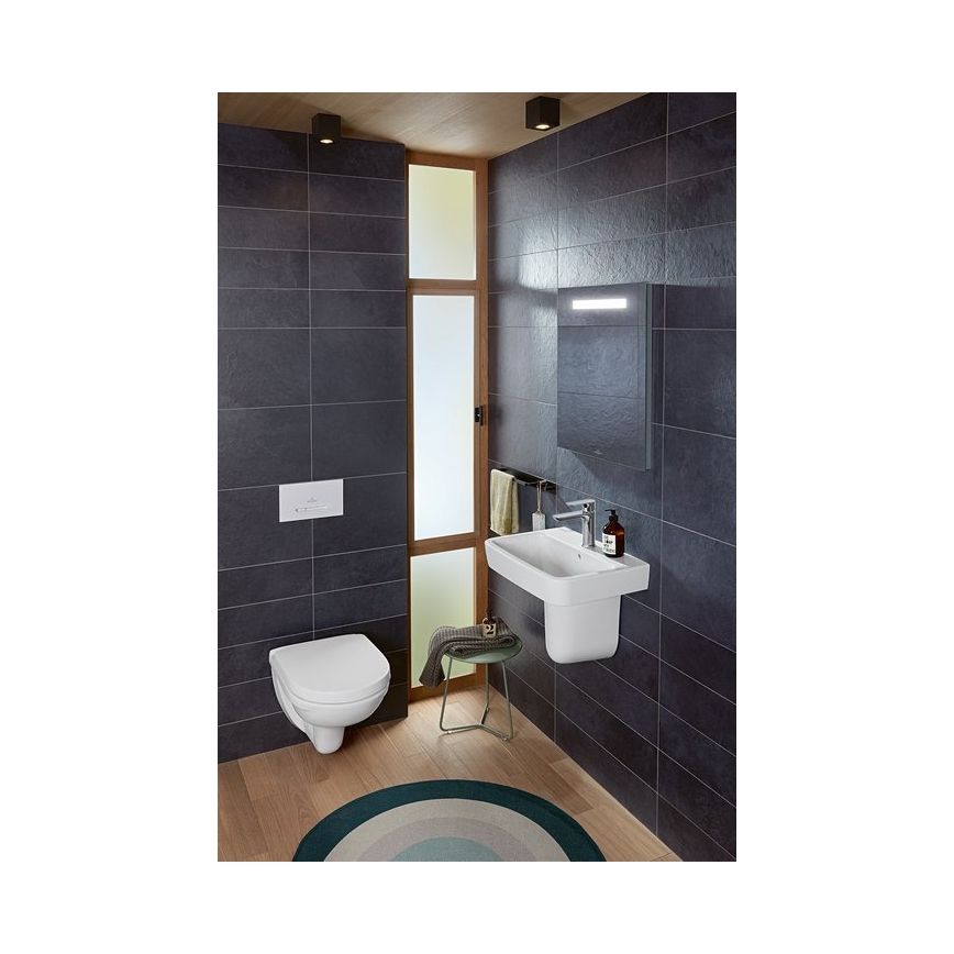Villeroy & Boch 43445001 - Стенна мивка O.NOVO 50x37 см керамика/бяла