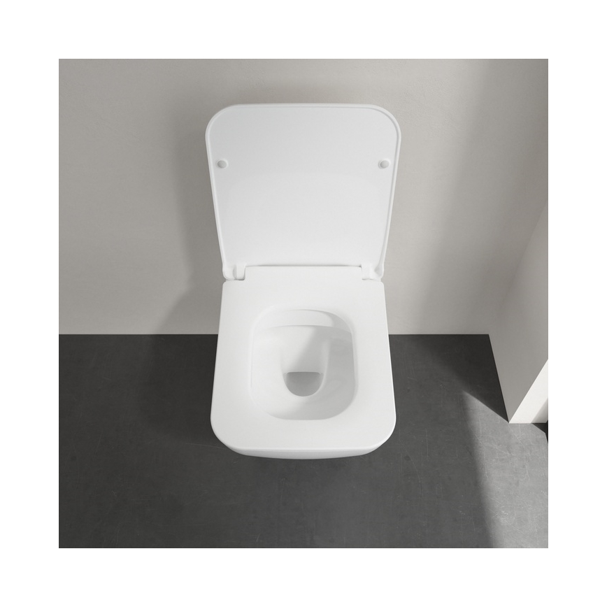 Villeroy & Boch 4611RSR1 - Висяща тоалетна чиния VENTICELLO с седалка с плавно затваряне (SoftClose), керамика, бяла