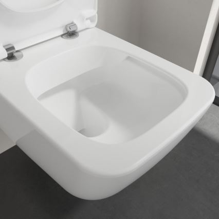 Villeroy & Boch 4611RSR1 - Висяща тоалетна чиния VENTICELLO с седалка с плавно затваряне (SoftClose), керамика, бяла