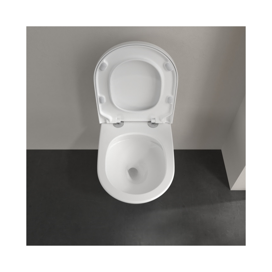Villeroy & Boch 4670T0T2 - Подвесен унитаз SUBWAY 3.0 керамика/бял