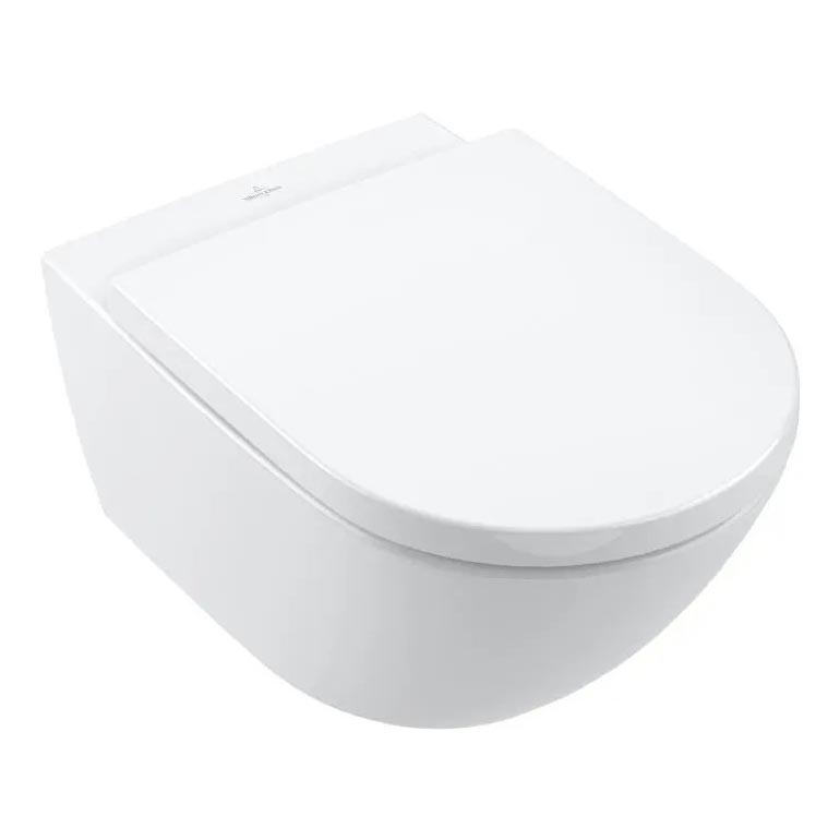 Villeroy & Boch 4670TS01 - Подвесно WC с тоалетна седалка SoftClose SUBWAY 3.0, керамика/бяла
