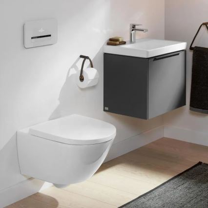 Villeroy & Boch 4670TS01 - Подвесно WC с тоалетна седалка SoftClose SUBWAY 3.0, керамика/бяла