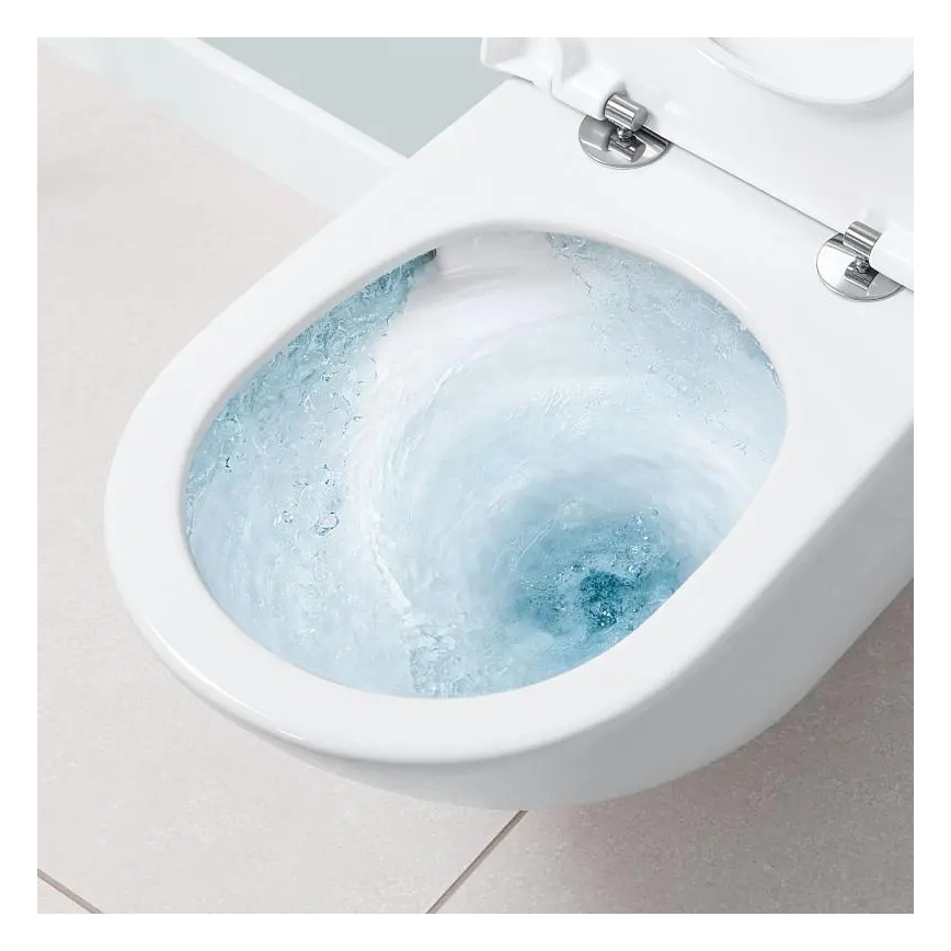 Villeroy & Boch 4670TS01 - Подвесно WC с тоалетна седалка SoftClose SUBWAY 3.0, керамика/бяла
