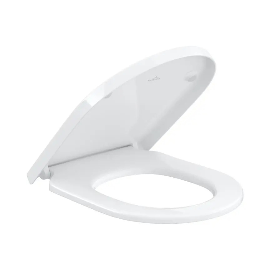 Villeroy & Boch 4670TSR1 - Подвесна тоалетна чиния SUBWAY 3.0 с тоалетна седалка SoftClose, керамика/бяла