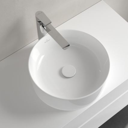 Villeroy & Boch 4A1840R1 - Мивка за плот COLLARO Ø 40 см керамична/бяла