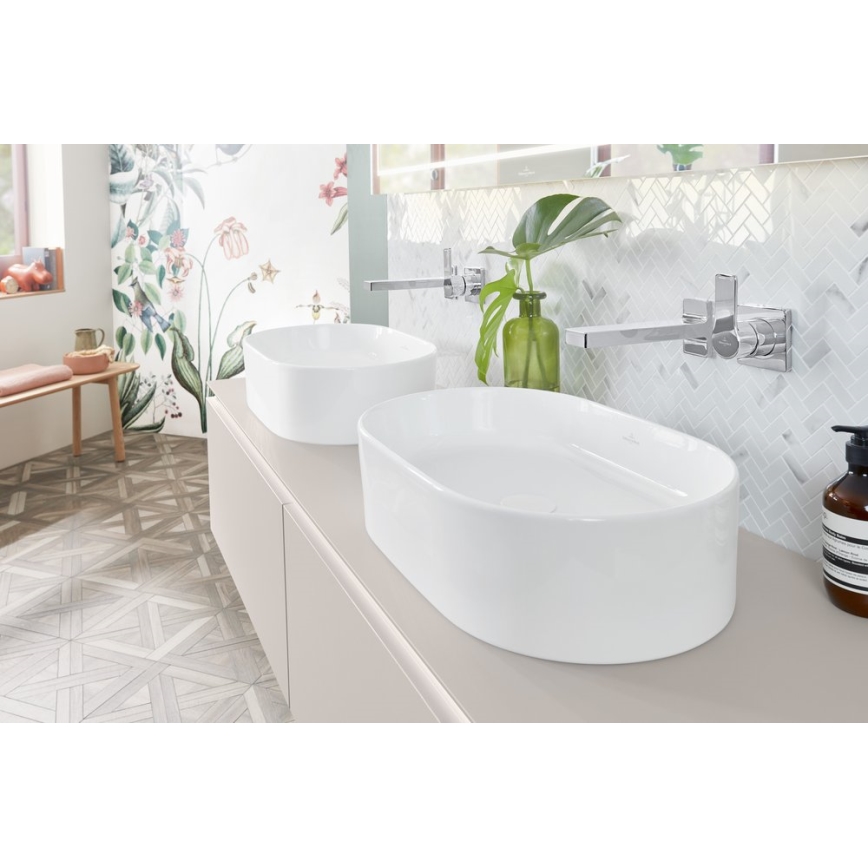 Villeroy & Boch 4A195601 - Мивка за монтаж върху плот COLLARO 56x36 см керамика/бяла