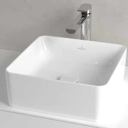 Villeroy & Boch 4A213801 - Мивка за плот COLLARO 38x38 см керамична/бяла