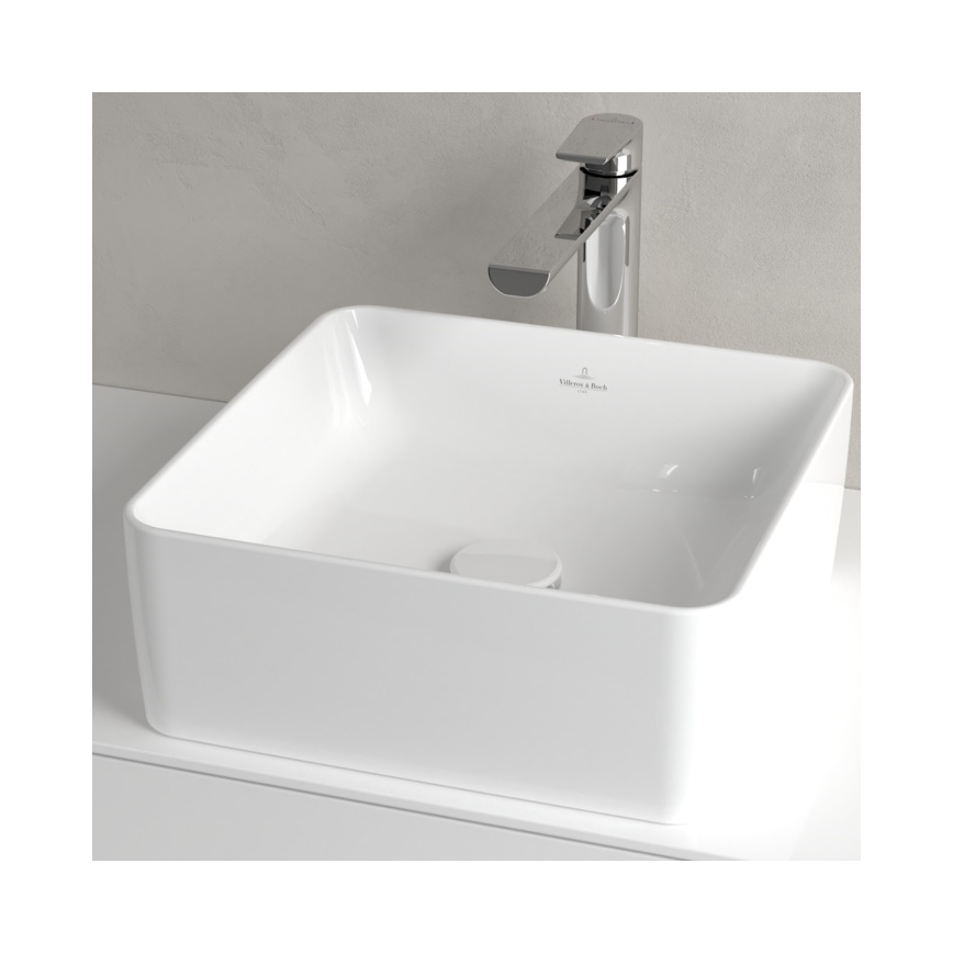 Villeroy & Boch 4A213801 - Мивка за плот COLLARO 38x38 см керамична/бяла