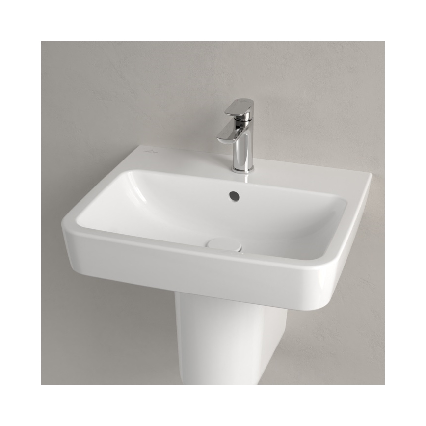 Villeroy & Boch 4A415501 - Стенна мивка O.NOVO 55x46 cm керамична/бяла