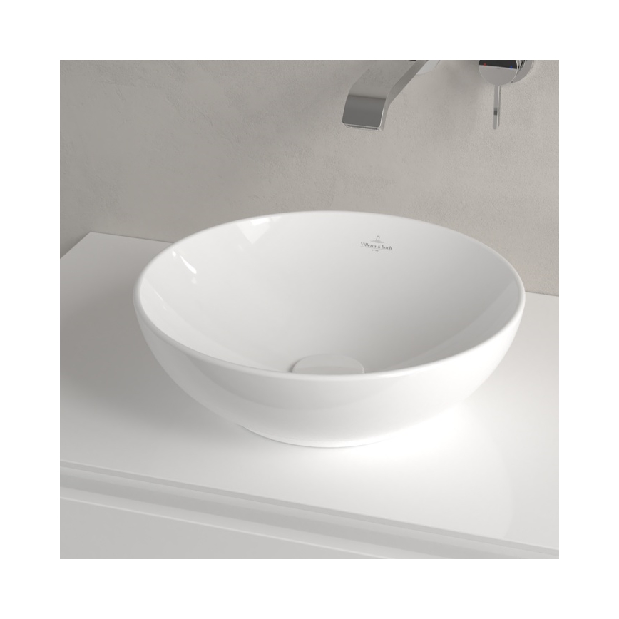 Villeroy & Boch 4A450001 - Умивалник за плот LOOP&FRIENDS Ø 38 см керамика/бял
