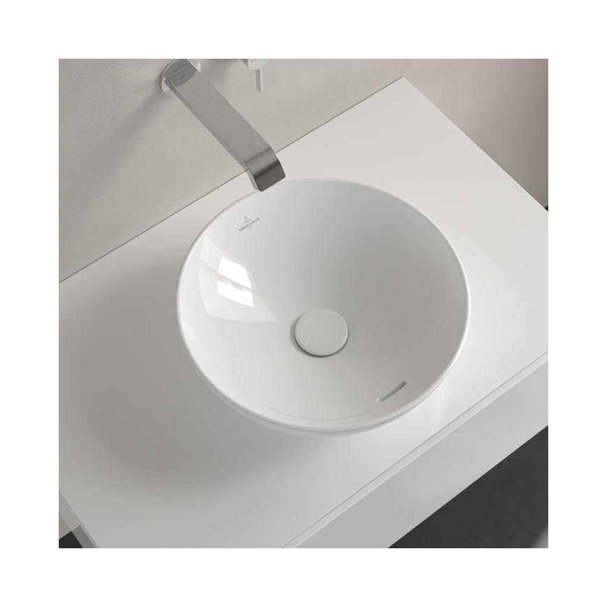 Villeroy & Boch 4A450001 - Умивалник за плот LOOP&FRIENDS Ø 38 см керамика/бял