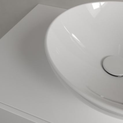 Villeroy & Boch 4A450001 - Умивалник за плот LOOP&FRIENDS Ø 38 см керамика/бял
