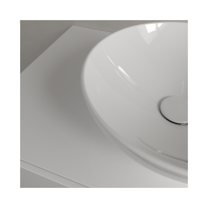 Villeroy & Boch 4A450001 - Умивалник за плот LOOP&FRIENDS Ø 38 см керамика/бял