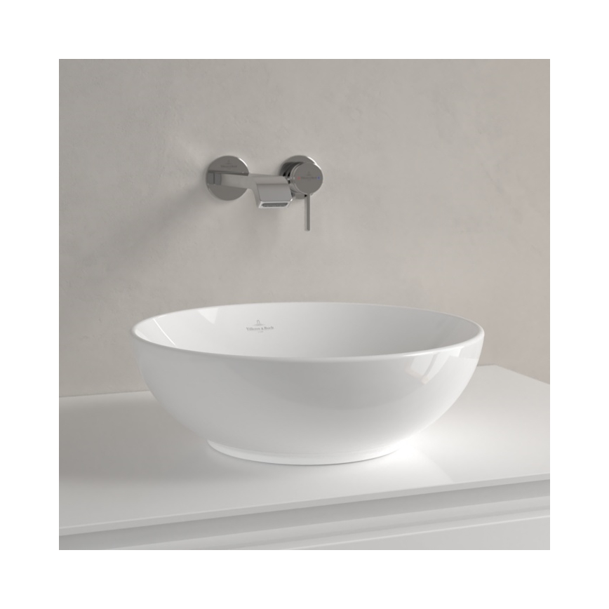Villeroy & Boch 4A450001 - Умивалник за плот LOOP&FRIENDS Ø 38 см керамика/бял