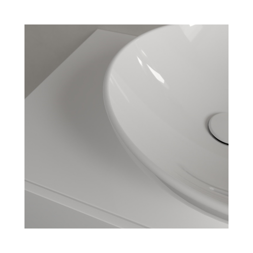 Villeroy & Boch 4A460001 - Мивка за плот LOOP&FRIENDS Ø 42 см керамика/бяла