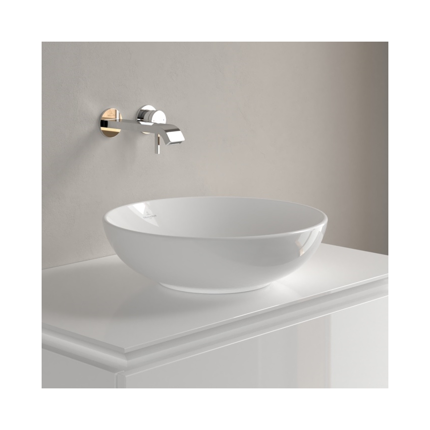 Villeroy & Boch 4A460001 - Мивка за плот LOOP&FRIENDS Ø 42 см керамика/бяла