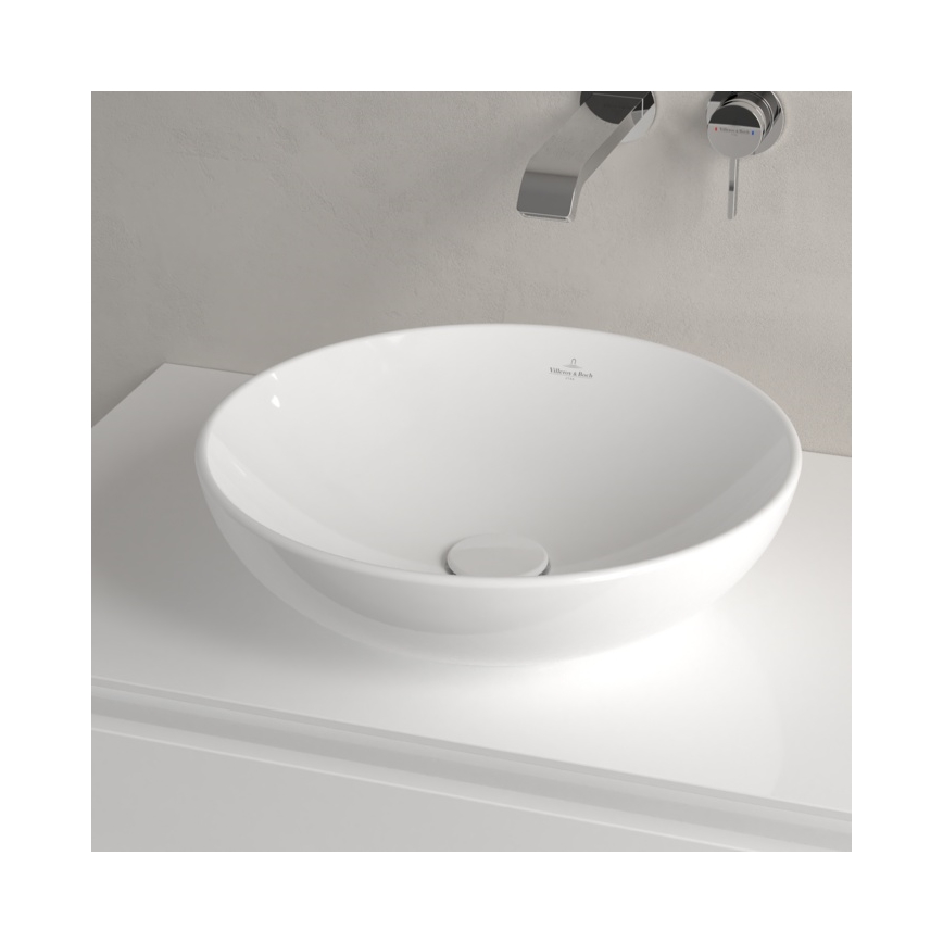 Villeroy & Boch 4A460001 - Мивка за плот LOOP&FRIENDS Ø 42 см керамика/бяла