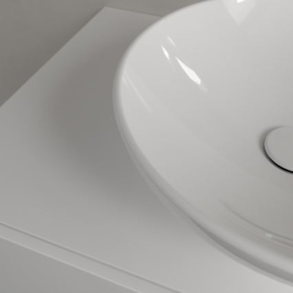 Villeroy & Boch 4A460001 - Мивка за плот LOOP&FRIENDS Ø 42 см керамика/бяла